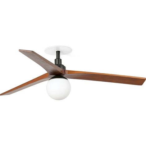 KLIM RECESSED M Ventilator schwarz/Nussbaum E27