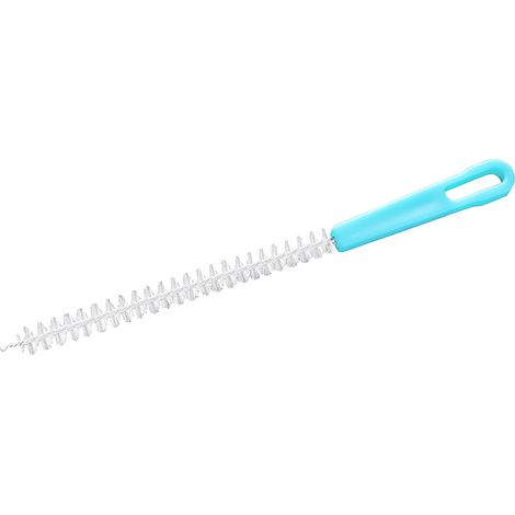 Brosse de débouchage à poils souples, mini brosse de nettoyage portable et polyvalente pour tuyaux et bouteilles. (1/5)