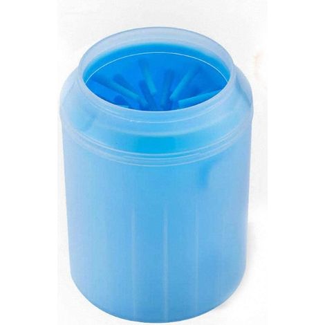 Portable chien patte rondelle chien patte nettoyant Silicone pied lavage tasse pour chiens chats grande taille, (1/3)