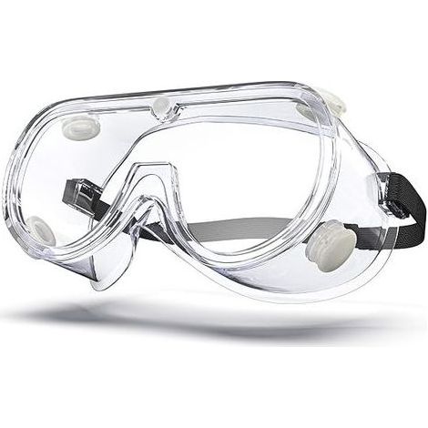 High-definition, windproof, dustproof, and anti-fog transparent protective goggles, fully enclosed men's and women's work safety glasses, protective eye shields (1/4)