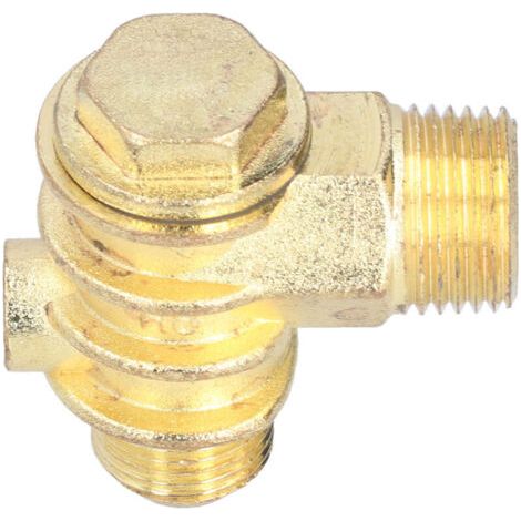 Pair Clapet Anti-Retour Robuste et Réutilisable 3 Voies en Alliage de Zinc Haute Dureté G1/2 G3/4 M10 (1/5)
