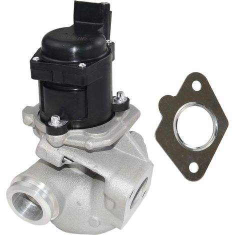 EGR Valve with Gasket 161859 1618NR Compatible with 1.6 HDI C2 C3 C4 C5 Berlingo 206 207 307 308 407 1007 1618.59 1618.NR 9649358780 9660276280 9685640480 9672880080 (1/5)