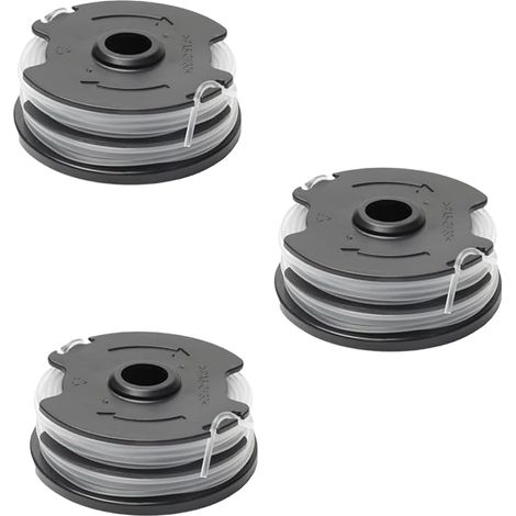 Paquete de 3 bobinas de hilo para desbrozadora compatibles con Parkside Akku-Rasentrimmer PRTA 20-Li A1, B2, C3, PRT 550 A1, A3, PRT 300 A1 (1/5)