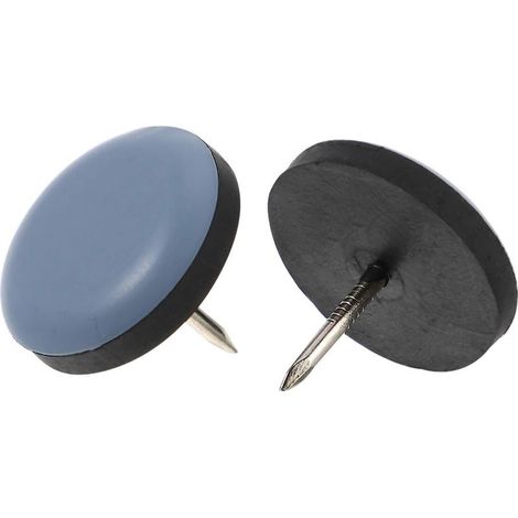 Lot de 20 patins de meubles à ongles pour pieds de chaise, pieds de chaise, pieds de chaise, tapis de sol dur,30mm (1/5)