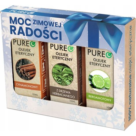 Le pouvoir de la joie hivernale Coffret d'huiles essentielles 3x10ml Pureo 1 pc.