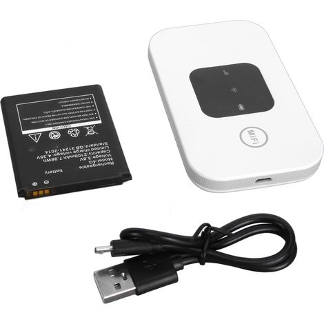 Point d'accès Wi-Fi mobile 4G LTE avec emplacement pour carte SIM, idéal pour les voyages et compatible avec jusqu'à 10 utilisateurs. Adapté à l'Afrique et à l'Europe.