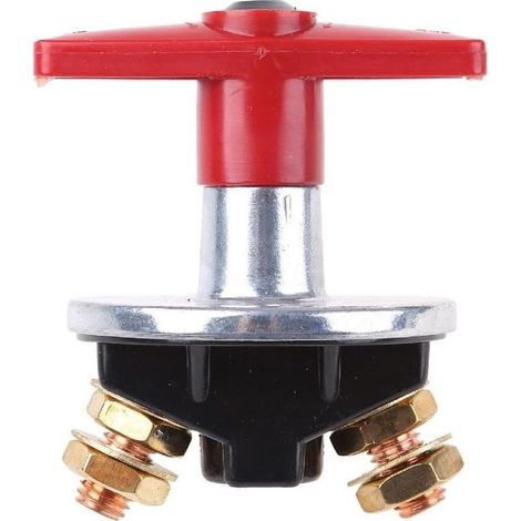 Interrupteur d'Isolateur 32V DC 350A Isolateur de Batterie Double Interrupteur Marin 4 Positions Interrupteur de Batterie Coupe Circuit Moto pour voitures, Bateaux,Véhicules (1/5)
