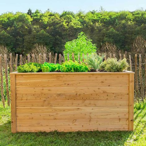 Westmann Lärchenholz Hochbeet Klassik 170 Natur 170x90x84 cm (1/6)
