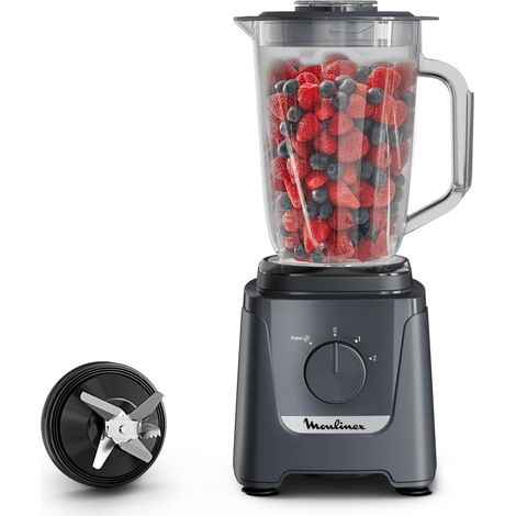 Blender Gris 600W Bol plastique 1.9 L (1/5)