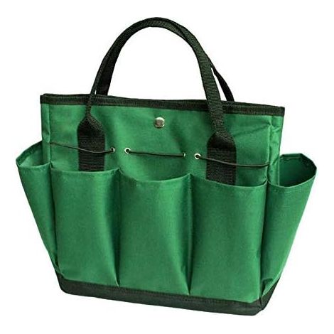 Sac à outils de jardin en tissu Oxford robuste avec poignée et compartiments (1/5)