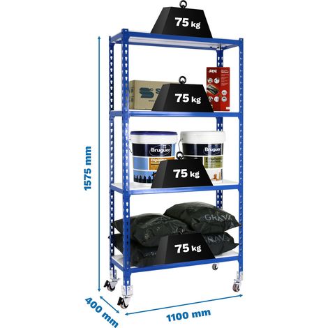 Simonrack Simonclick Mobile Superplus 4 livelli blu