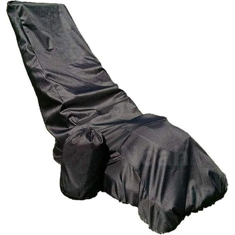Housse de tondeuse à gazon imperméable Delux Tissu de qualité marine 600D très résistant. Ajustement universel. jusqu'à 72 avec sac de rangement à cordon. (1/4)
