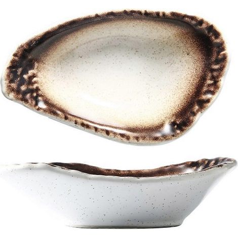 Porte-cuillère, soucoupe en céramique à motif floral en pierre de mer, plat à assaisonnement, plat froid, plat à sauce sushi, assiette à couverts, B (1/5)
