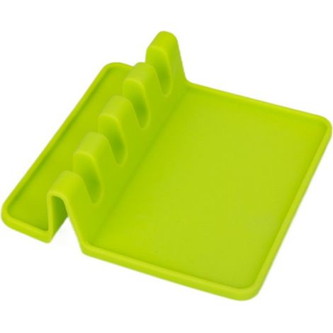 Spatule sans glissement Spatule Silicone Spoon Poot Cuisine Ustensil (vert) (1/5)