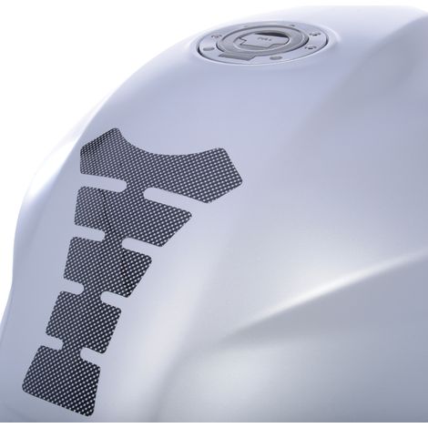 Adhesivo de gel Oxford para depósito de motocicleta, diseño de carbono.