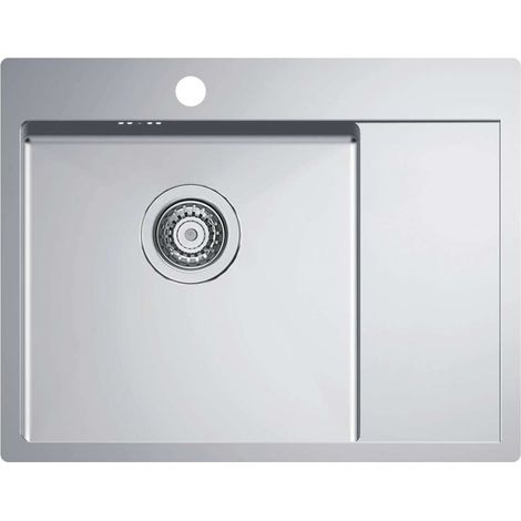 Alveus Quarto - Spüle 62x48 cm, links, Edelstahl 1124383 (1/3)