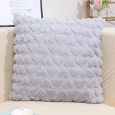 Housse De Coussin - Velours Doux 45x45 Cm - Pour Canapé Lit Voiture - 1 Pièce (1/5)