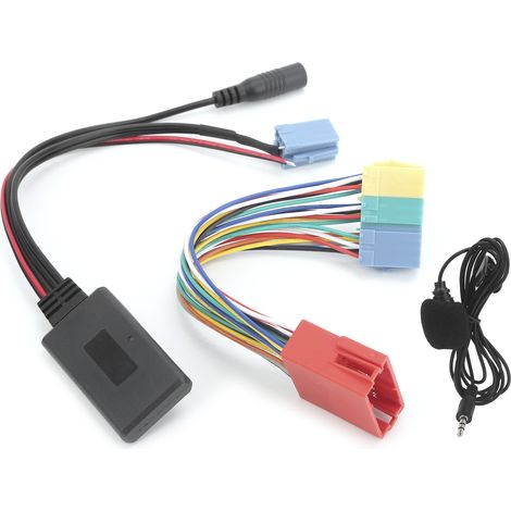 Microphone Adaptateur Câble Audio Auxiliaire Stéréo Mains-Libres Bluetooth 5.0 8Pin Prise en Main (1/5)