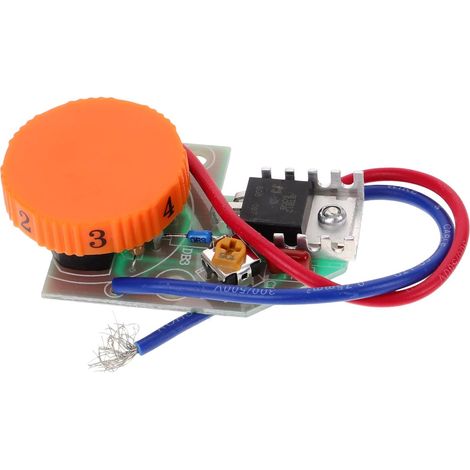 Variateur de Vitesse Électrique Haute Puissance pour Outil Électrique en Plastique, Installation Facile, Adapté au Travail du Métal et Divers Scénarios Couleur Couleur Aléatoire (1/5)