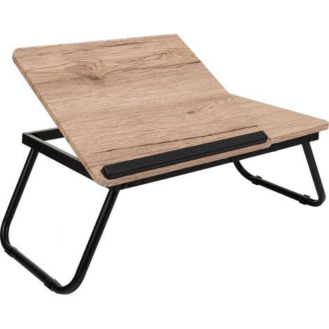 Mesa escritorio plegable marrón 61x35.5x20 (1/5)