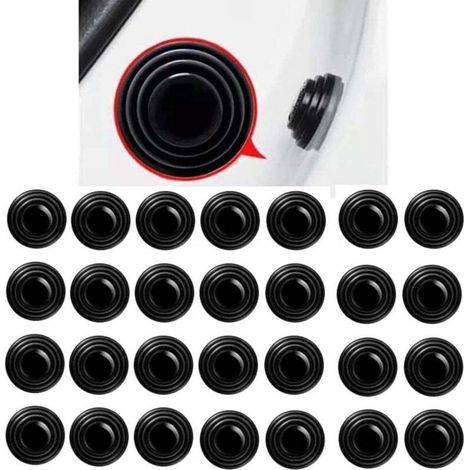 30pcs Car Door Seal Weatherstrip Decorative Stickers Anti-collision Seals Auto Accessories (1/4)