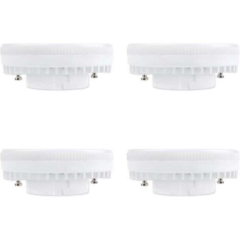 Pair GX53 LED-Lampe 9W Neutralweiß 4000K, 900LM, 120° Abstrahlwinkel, entspricht einer 15W-18W GX53 CFL-Lampe, nicht dimmbar, Einbau-LED-Spot GX53 Neutralweiß für Küchenschrank-Deckenbeleuchtung, 4er-