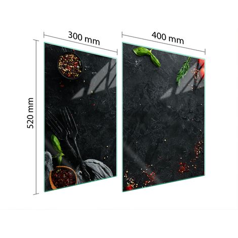 PLACA PROTECTORA DE VIDRIO PARA ESTUFA 70x52 PIZARRA (1/5)