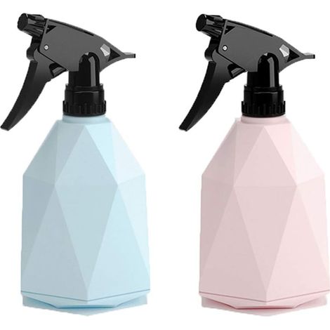 Multifonction Vaporisateur Boîteilles Plastique Flacon Pulvérisateur Plastique Avec Gâchette Pulvérisateur d’Eau Arrosage Brume Fine Fleurs Pour Arroser Plantes Fleurs Salles Nettoyage 2Pièces 600ml-F (1/5)