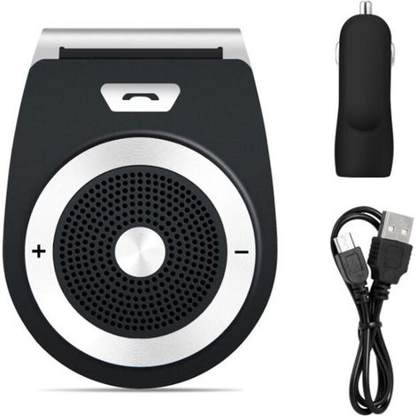 Kit Mains Libres Bluetooth 4.1 Avec Capteur De Mouvement Auto-allumage Montage Pare-soleil Appel Audio Clair Reduction Bruit Double Connexion Téléphone 1 Pièce (1/5)