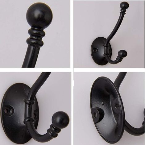 8-teiliges Set großer Vintage-Wandgarderobenhaken, Huthaken aus Metall, Retro-Garderobenständer für Bad und Küche (1/4)