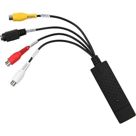 Adaptateur USB vers RCA et S-Vidéo multicolore (1/3)