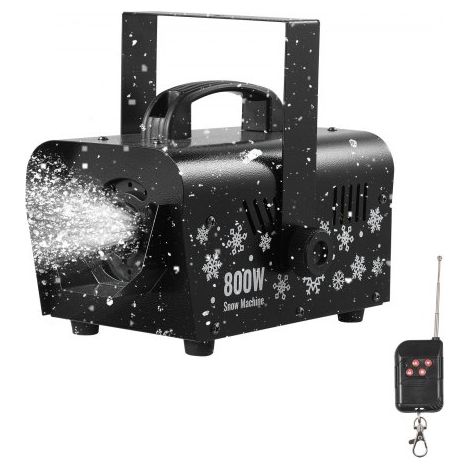 Schneemaschine, 1500-W-Schneekanone, Kunstschneeerzeuger, Schneeflockenmaschine, Kunstschneeflockenmaschine für den Innen- & Außenbereich für Feiertage, DJ-Partys, Weihnachtsdekoration