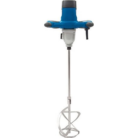 Melangeur malaxeur a platre, mortier, ciment, peintures, etc 1220w Ø 140 mm (1/2)
