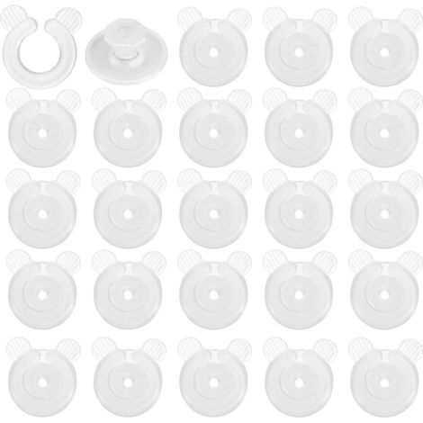 24x clips anti-dérapants pour couette, invisibles & sûrs, pour toutes les tailles de lit