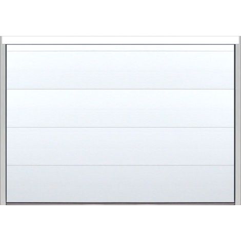 Spadone – Porte de garage sectionnelle motorisée blanche 300 x 212,5 cm – Épaisseur 40 mm – Panneaux en acier pré-laqué Polygrain – Moteur ONE 600 (1/5)