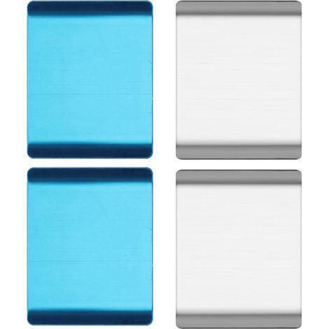 Lot de 4 Bande Magnétique Adhésive, Bandes Magnétiques Autocollantes pour Éclairage Sous Armoire Plaque d'Immatriculation de Stationnement (1/5)