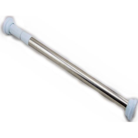 Barre De Tension Réglable - 20 Kg Charge Maximale - Pour Rideaux Douche Sèche-Linge - Adaptée Tous Types De Murs - 1 Pièce (1/5)
