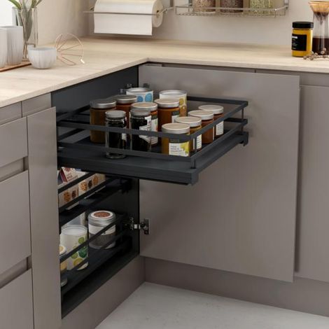 Corbeille FLAT. Devant 500mm. Hauteur 168mm. Longueur 491mm 1 unité - talla