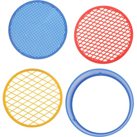 Lot De 3 Tamis À Terre pour Jardin Tamis Manuel en Plastique avec Bac De Tamisage Idéal pour Le Jardinage Et La Plantation À Domicile (1/5)
