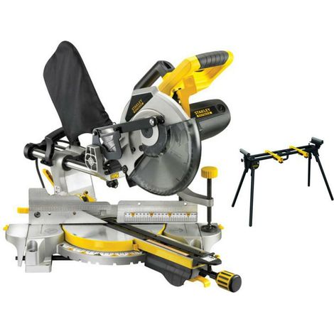 Troncatrice Stanley da 254 mm, 2000 W con avanzamento FME720 + supporto FME790