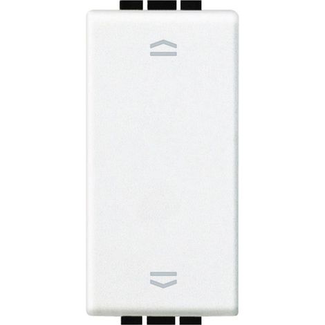 BTICINO N4037 - Pulsante Doppio (1P/No)+(1P/No) Interbloccato 10A 250 Vac - Bianco - LivingLight (1/6)