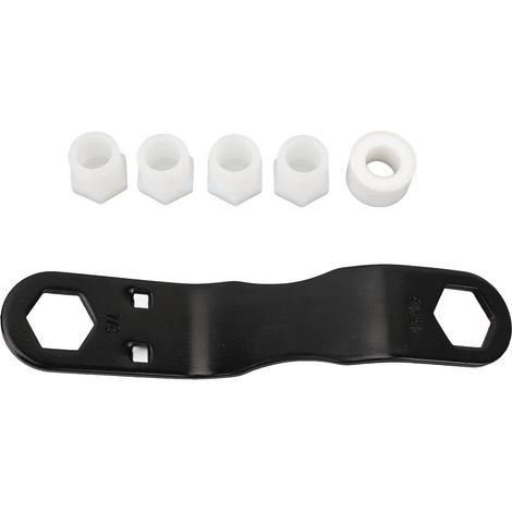 Ortviai Kit de 6 bouchons de vidange et clé pour chauffe-eau de camping-car – Alliage d’aluminium, compatible 7/8″ et 15/16″ (1/5)