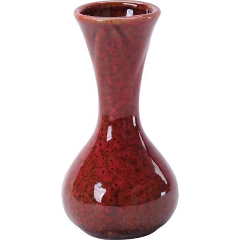 Vase en Céramique Artisanale  Vase Florale pour Mini Roses  Design Chinois Émaillé (4 Colours, Hauteur 10.8cm) (1/5)