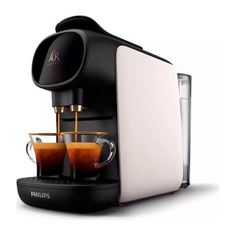 [PRODOTTO USATO] Philips l'Or Barista Sublime Coffee Maker de Capsules, Satin Blanc, Recognition de Double Capsule, 1 o 2 Cups, Adjustable Drip Tray de, LM9012/00