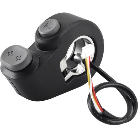 Ensemble de commutateur de clignotant d'origine pour trottinette électrique F2 Pro - Pièces de rechange pour klaxon à bouton clignotant (1/5)