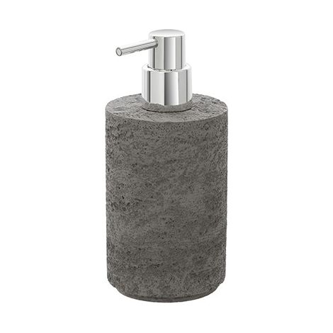 Dispenser sapone grigio linea Arizona in poliresina design moderno Feridras
