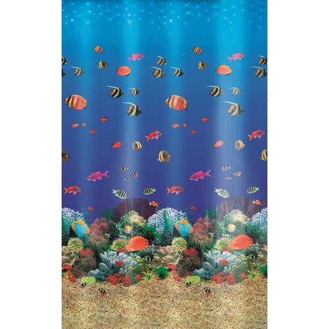Kleine Wolke Duschvorhang Malediven multicolor, 180x200 cm Duschvorhänge (1/2)