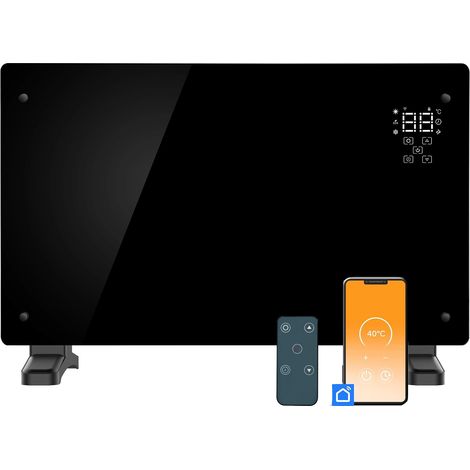 Bleosan – Radiateur électrique à convection 1500W – Chauffage mural ou portable – Application mobile – Protection surchauffe et gel – Dimensions 65x23x51cm (1/5)