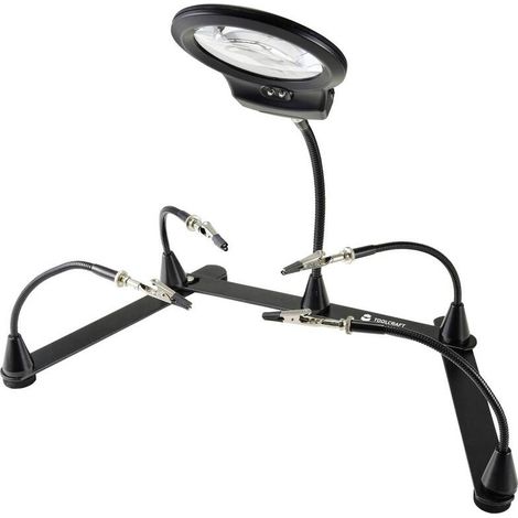[GEBRAUCHT] B-Ware TOOLCRAFT Dritte Hand Montagehilfe Lötstation Lötkolben Halterung Werkstatt 78cm (1/2)