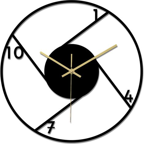 Elegante, dekorative, batteriebetriebene Wanduhr - JSCC003 (1/5)